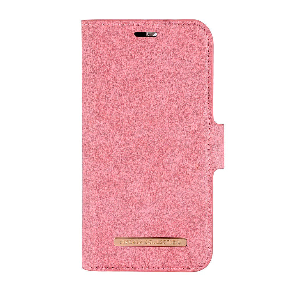 iPhone 13 Mini Onsala Fashion Collection Wallet Case w. Magnet - Dusty Pink