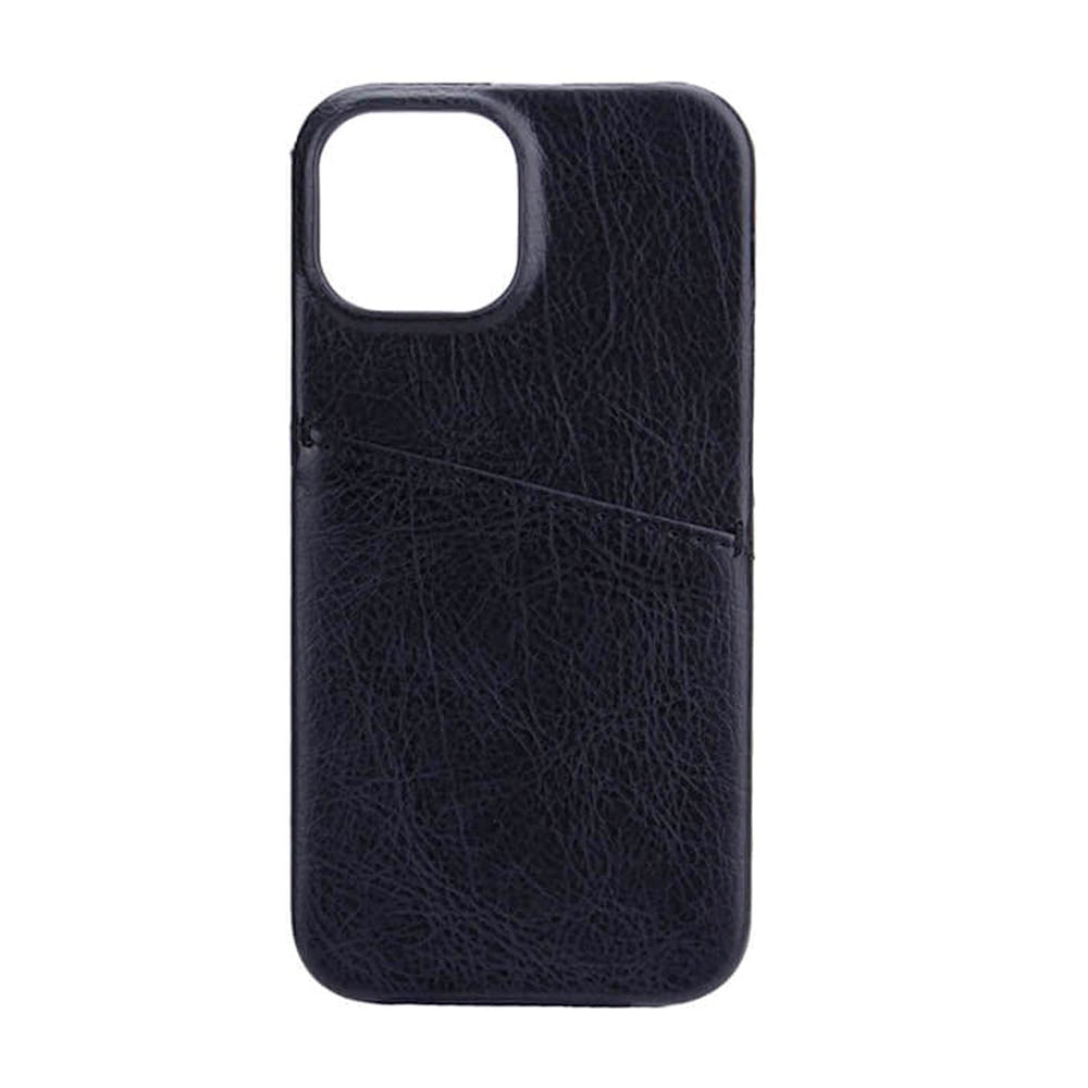 iPhone 13 Mini Onsala Collection Leather Case w. Card pocket - Black