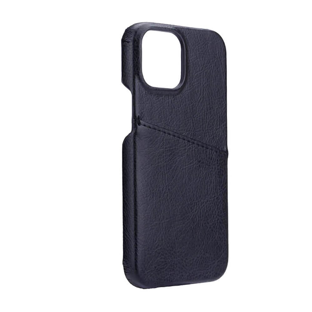 iPhone 13 Mini Onsala Collection Leather Case w. Card pocket - Black