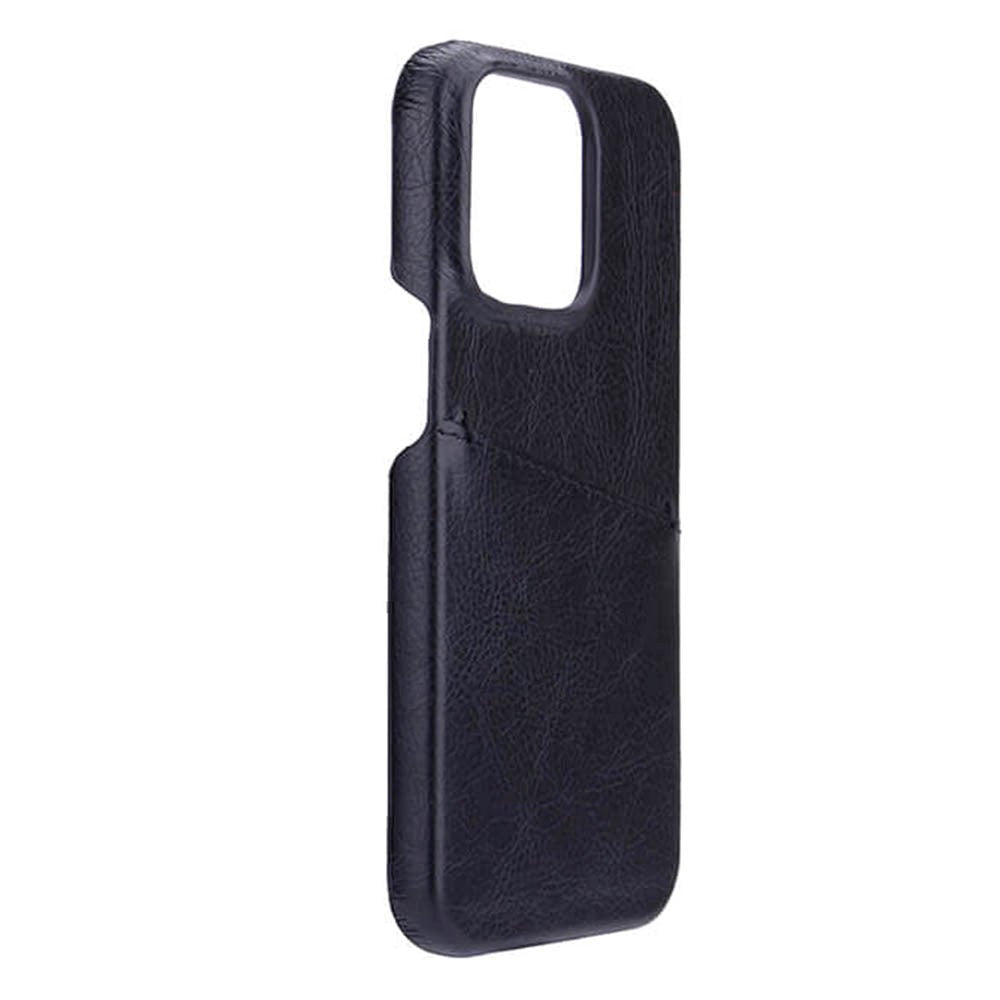 iPhone 13 Pro Onsala Collection Leather Case w. Card pocket - Black