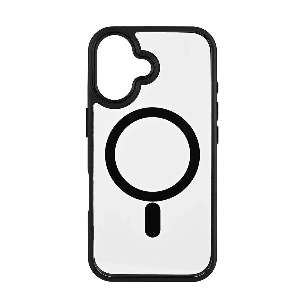 iPhone 16 Onsala Bumper Case - MagSafe Compatible - Black & Transparent