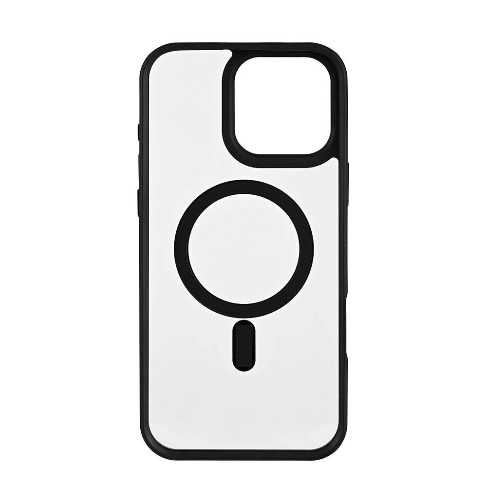 iPhone 16 Pro Max Onsala Bumper Case - MagSafe Compatible - Black & Transparent