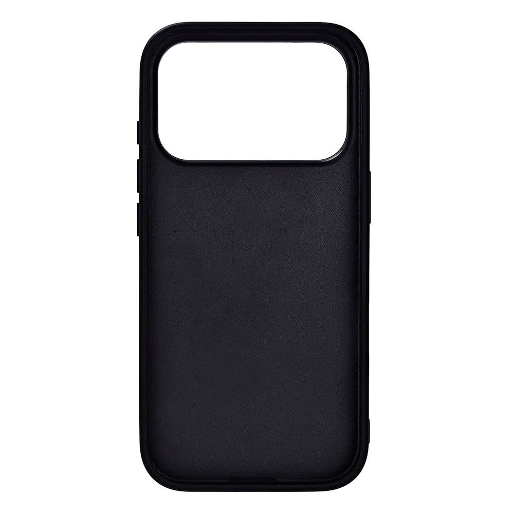 iPhone 17 Pro Buffalo Genuine Leather Back Case - MagSafe Compatible - Black