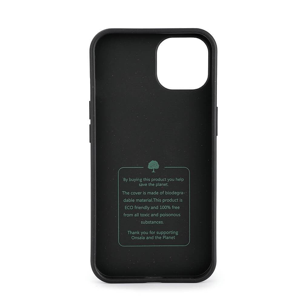 iPhone 13 Mini Onsala Eco Case - Degradable Back Case - Black
