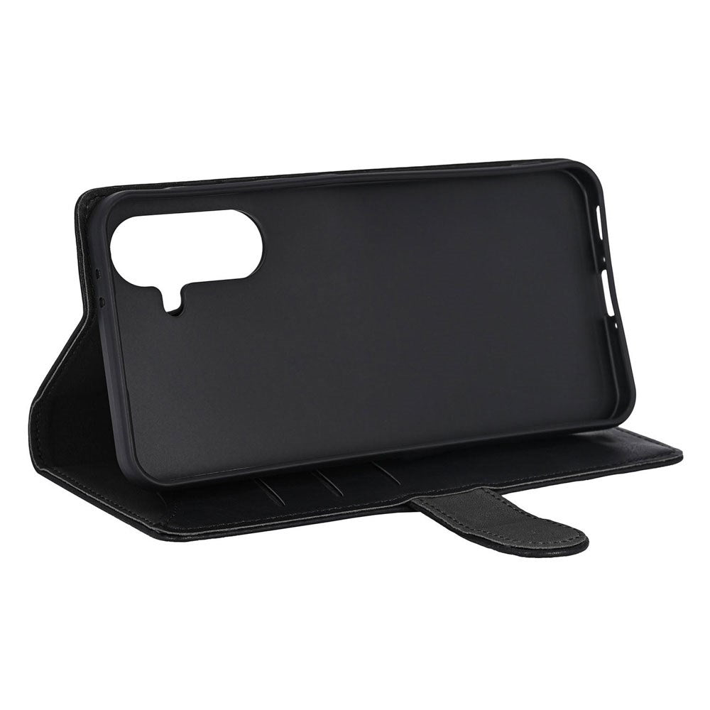 Samsung Galaxy A37 GEAR Faux Leather Flip Case - Black