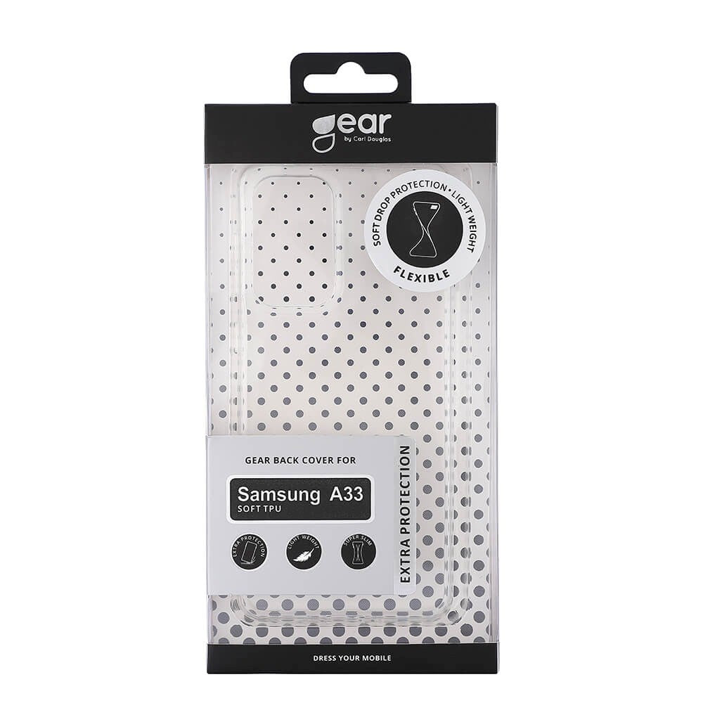 Samsung Galaxy A33 (5G) GEAR Flexible Plastic Case - Transparent