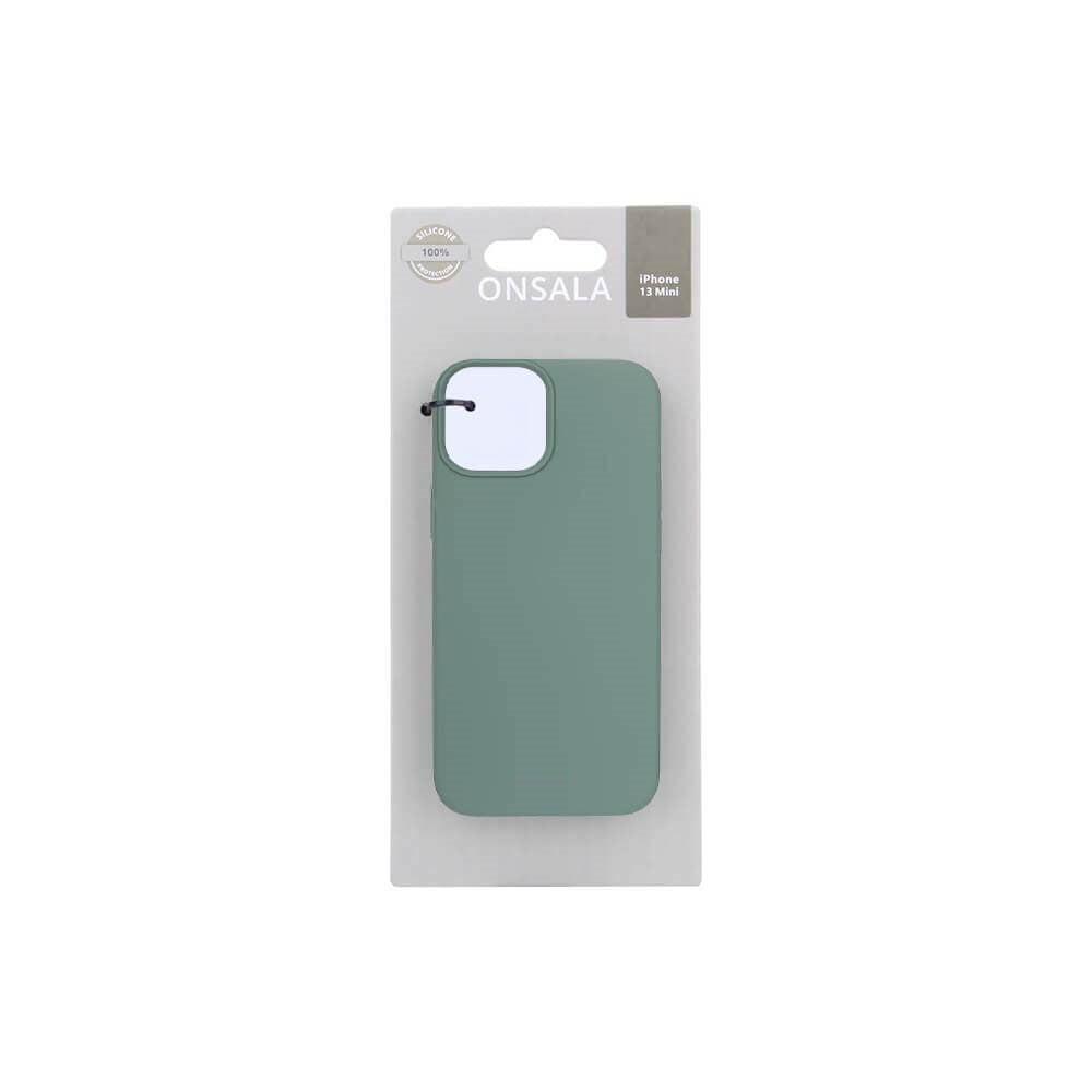 iPhone 13 Mini Onsala Collection Liquid Silicone Case - Pine Green