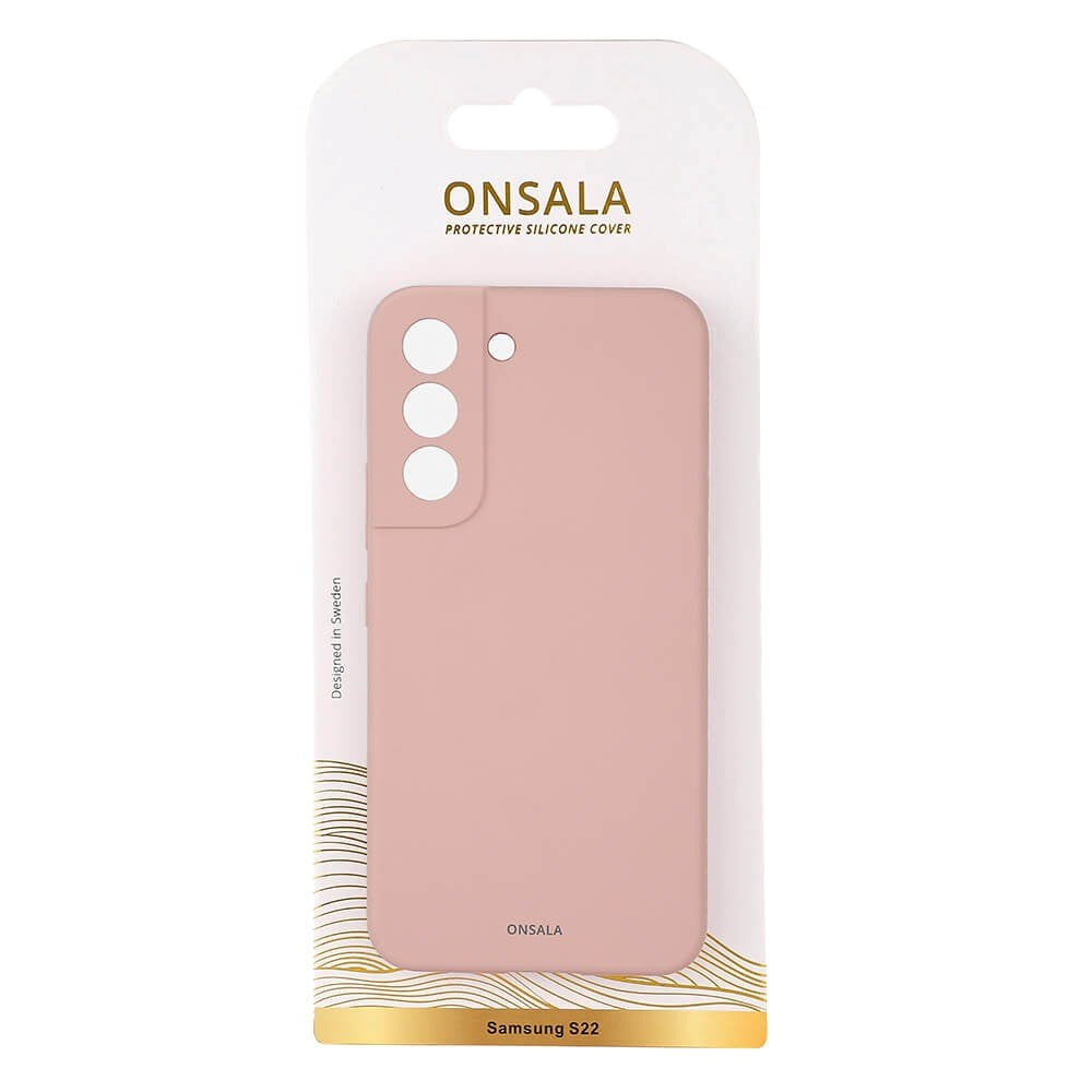 Samsung Galaxy S22 Onsala Collection Liquid Silicone Case - Sand Pink