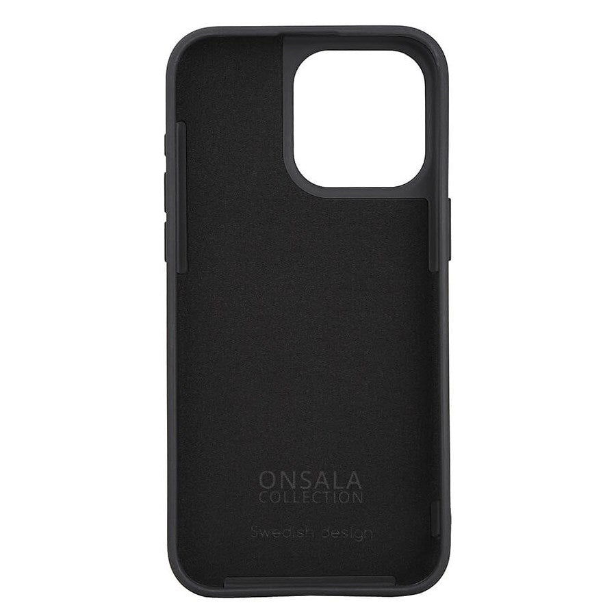 Onsala iPhone 15 Pro Max Silicone Touch Case - Black