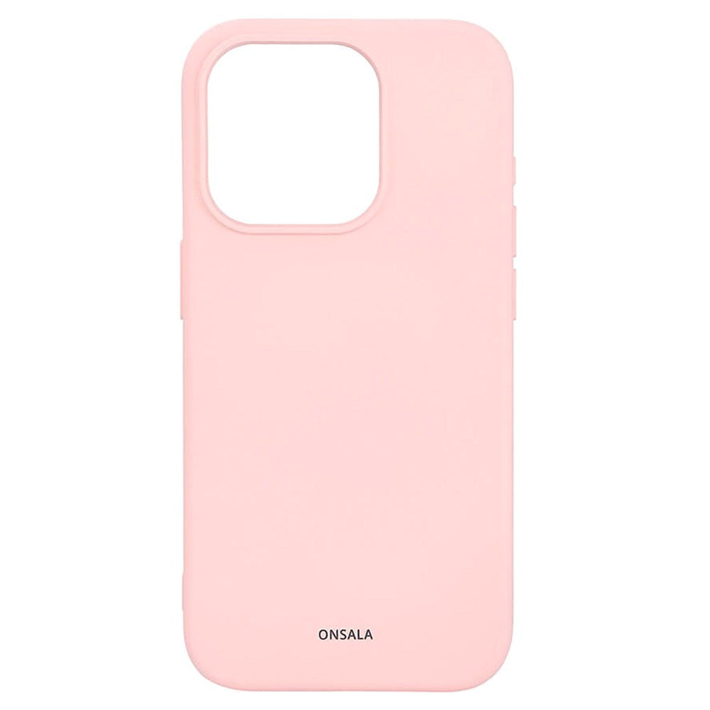 iPhone 15 Pro Onsala Silicone Case - MagSafe Compatible - Chalk Pink