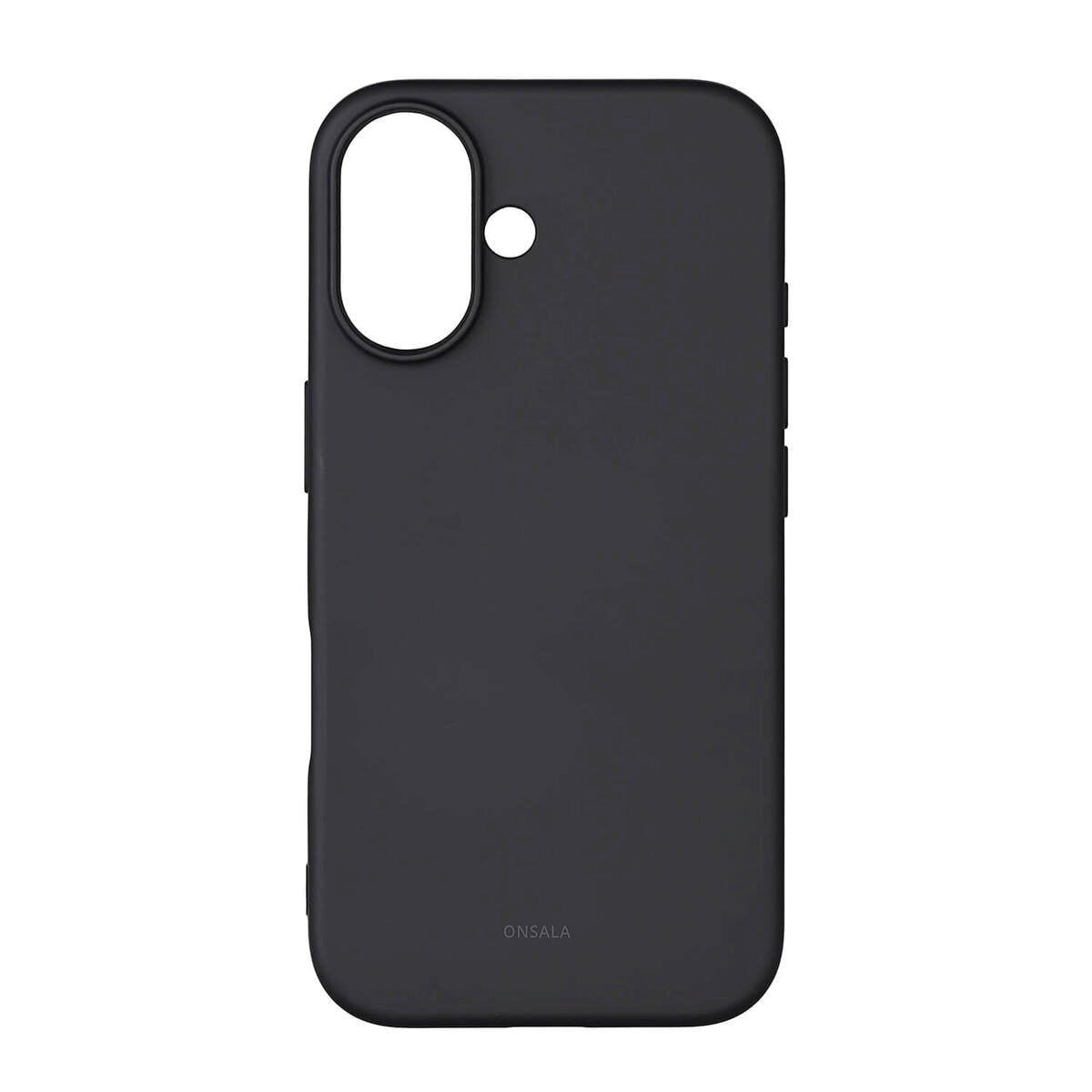 Onsala iPhone 16 Silicone Case - MagSafe Compatible - Black