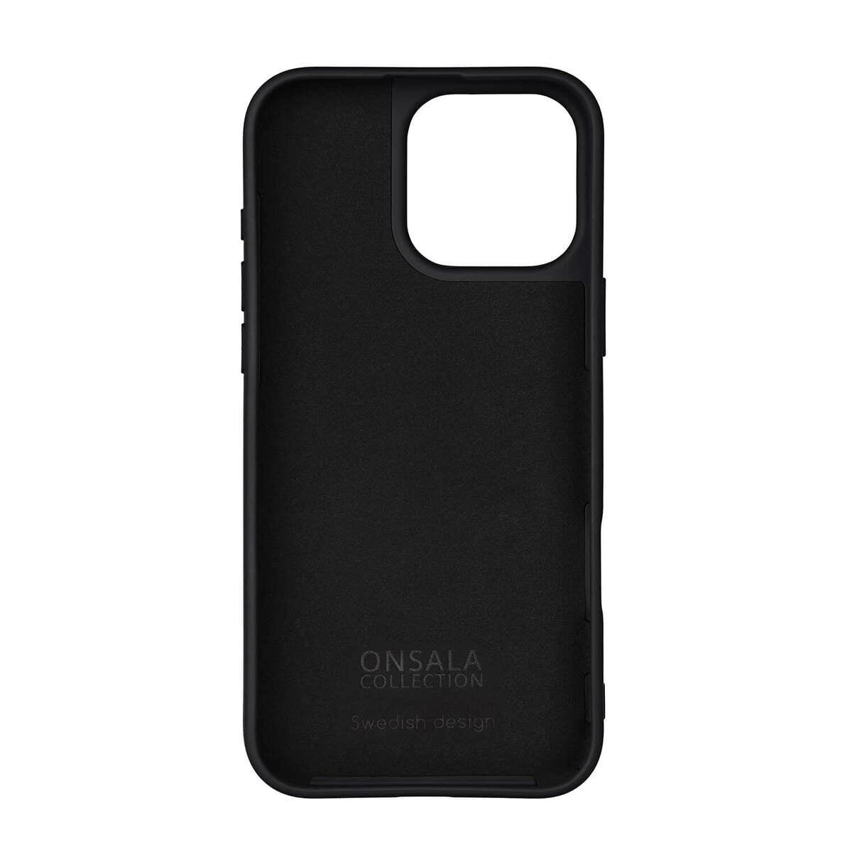 Onsala iPhone 16 Pro Max Silicone Case - MagSafe Compatible - Black
