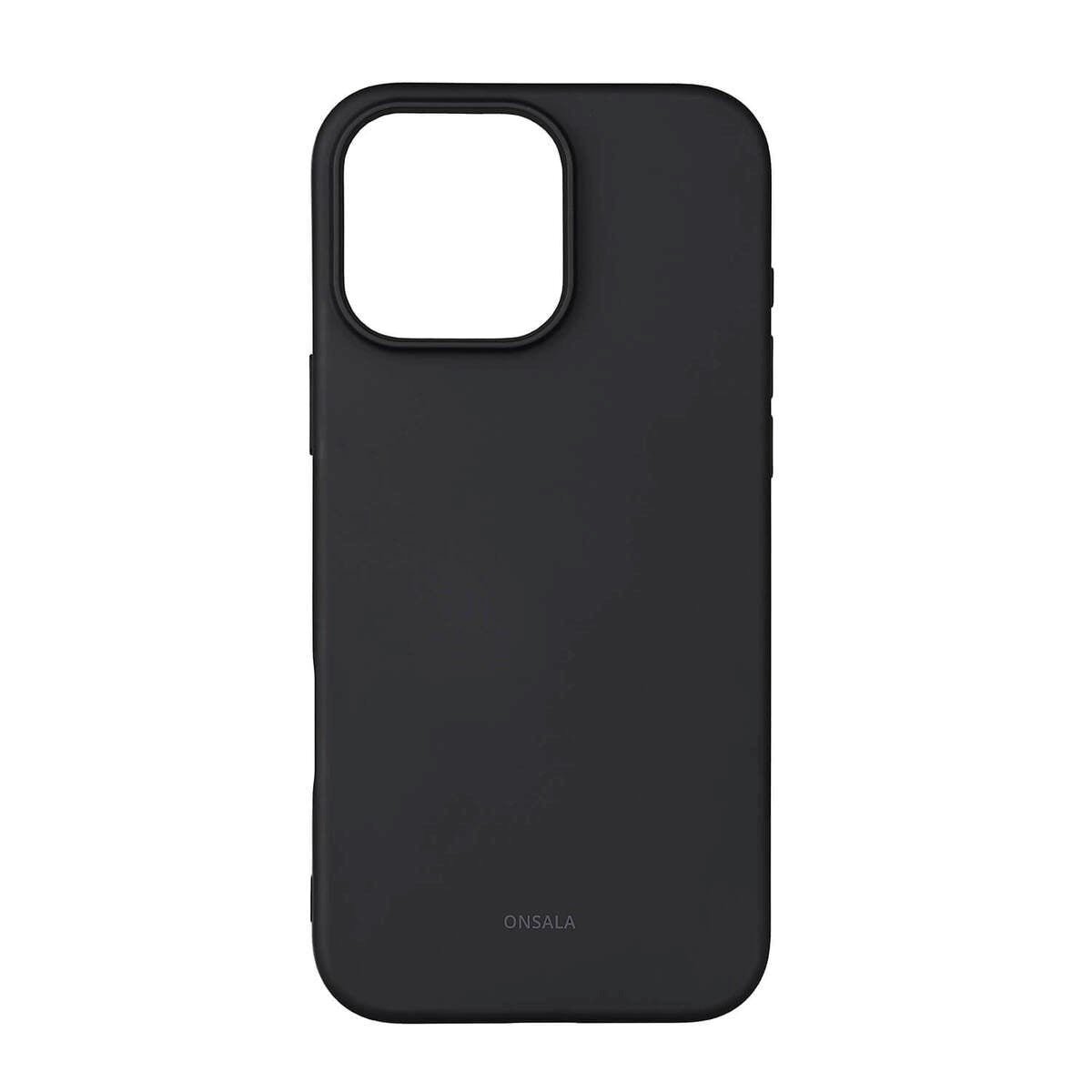 Onsala iPhone 16 Pro Max Silicone Case - MagSafe Compatible - Black