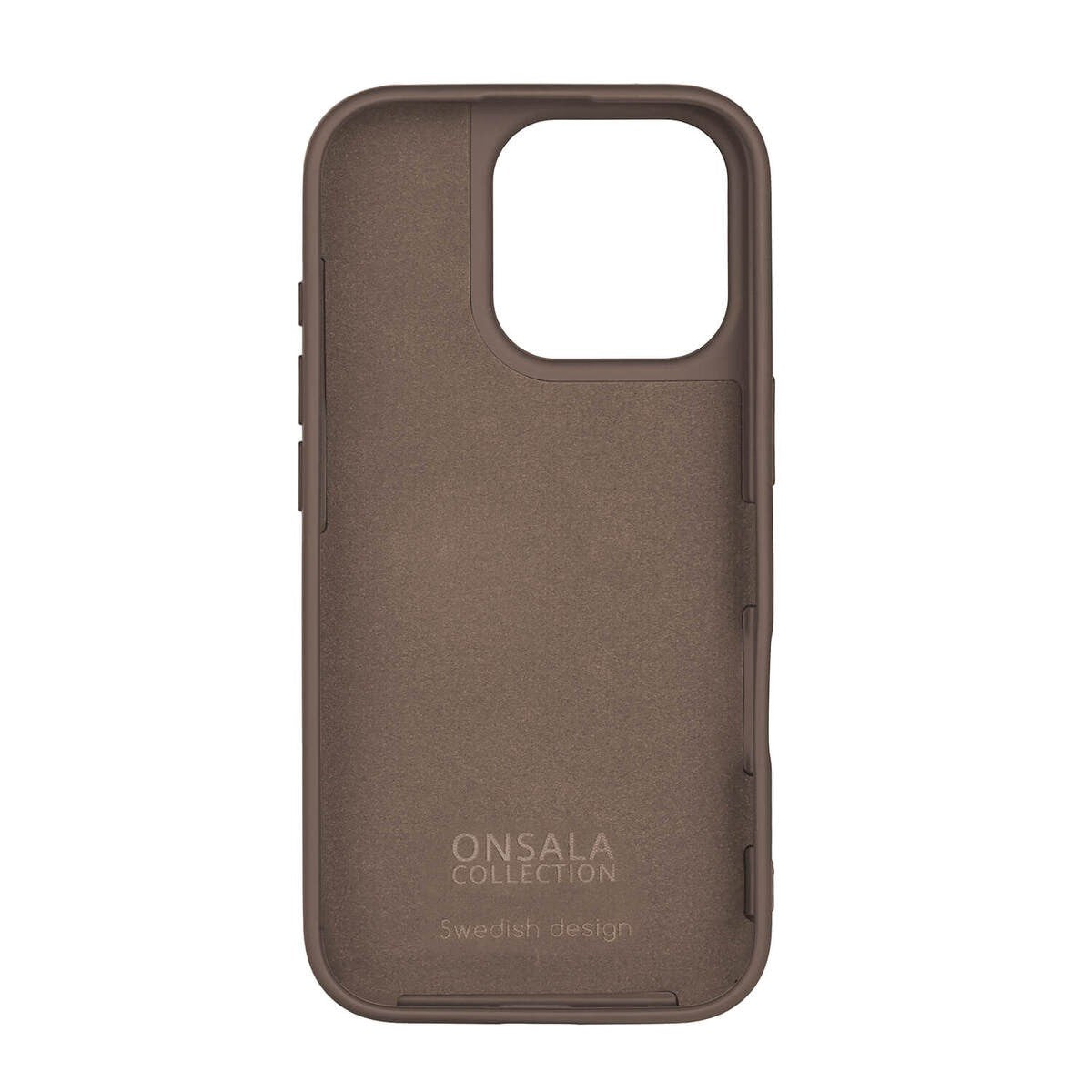 Onsala iPhone 16 Pro Silicone Case - MagSafe Compatible - Chocolate