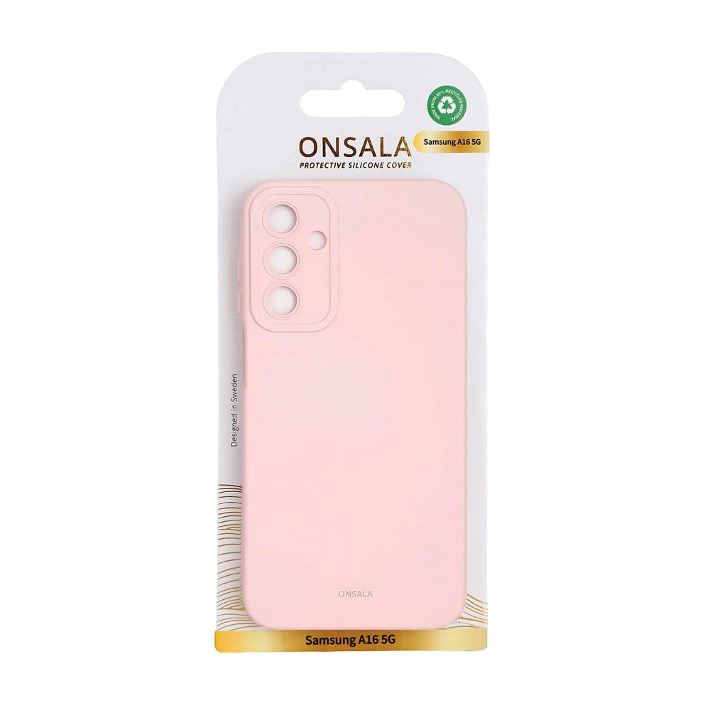 ONSALA Samsung Galaxy A16 Silicone Back Cover - Pink