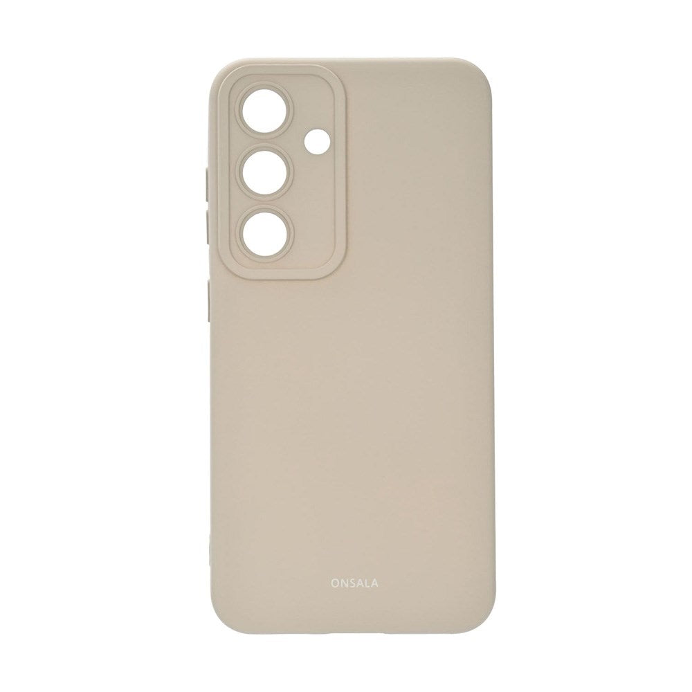 Onsala Samsung Galaxy S25 Silicone Touch Case - Concrete
