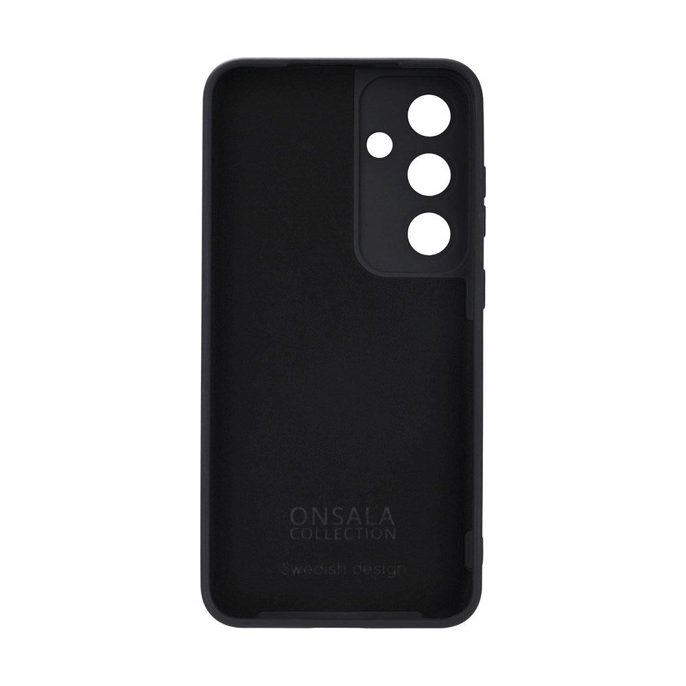 Onsala Samsung Galaxy S25+ (Plus) Silicone Touch Case - Black