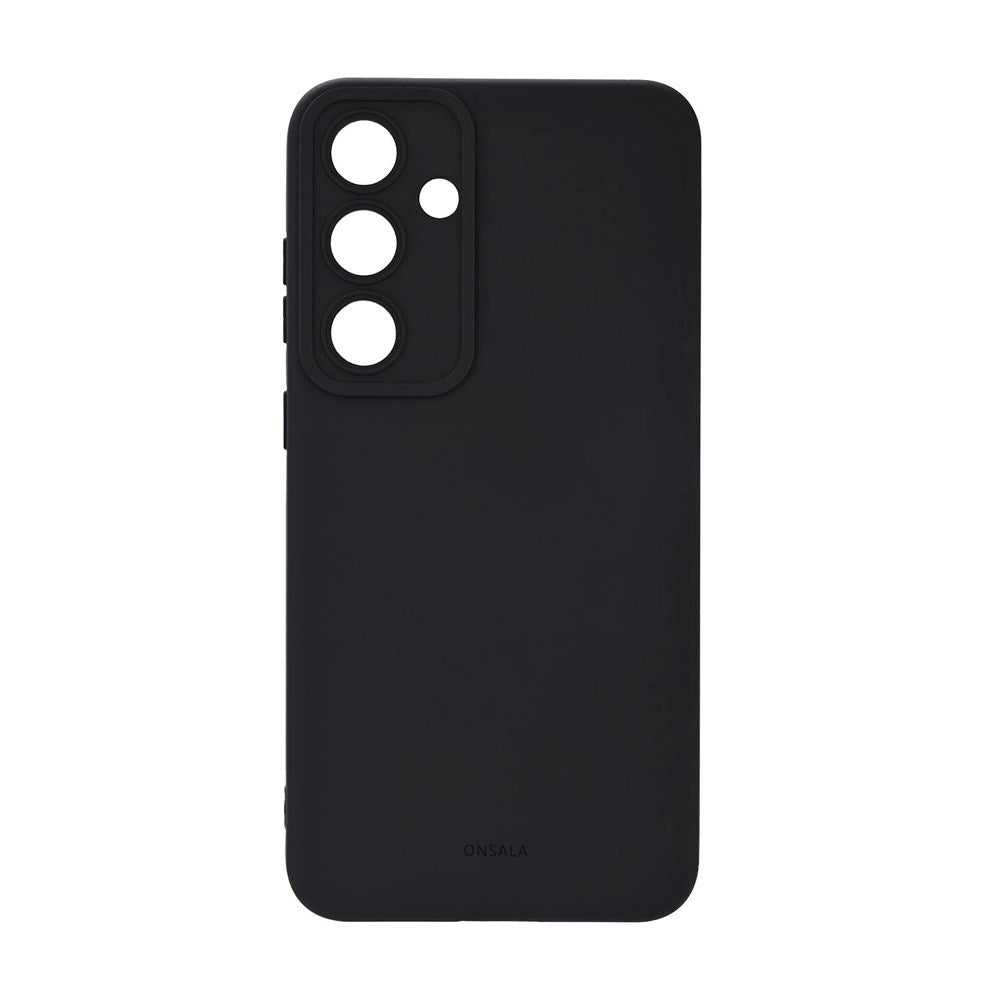 Onsala Samsung Galaxy S25+ (Plus) Silicone Touch Case - Black