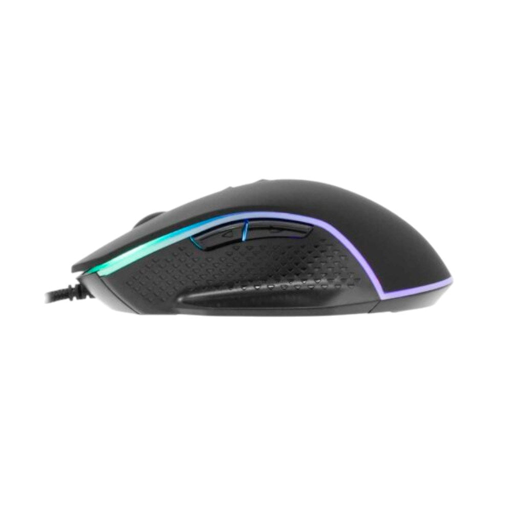 White Shark GARETH Gaming Mouse 6,400dpi with Built-in Light - Black