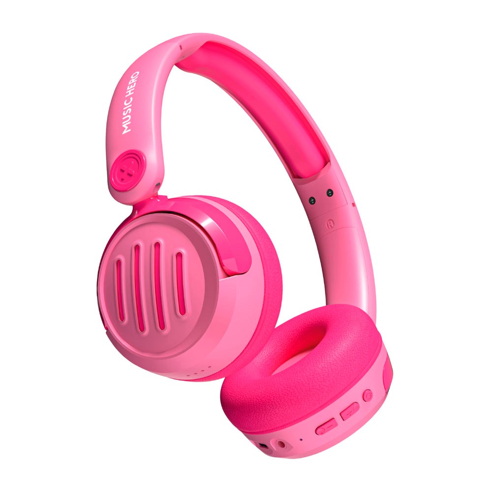 SBS Wireless On-Ear Headphones for Kids - Pink