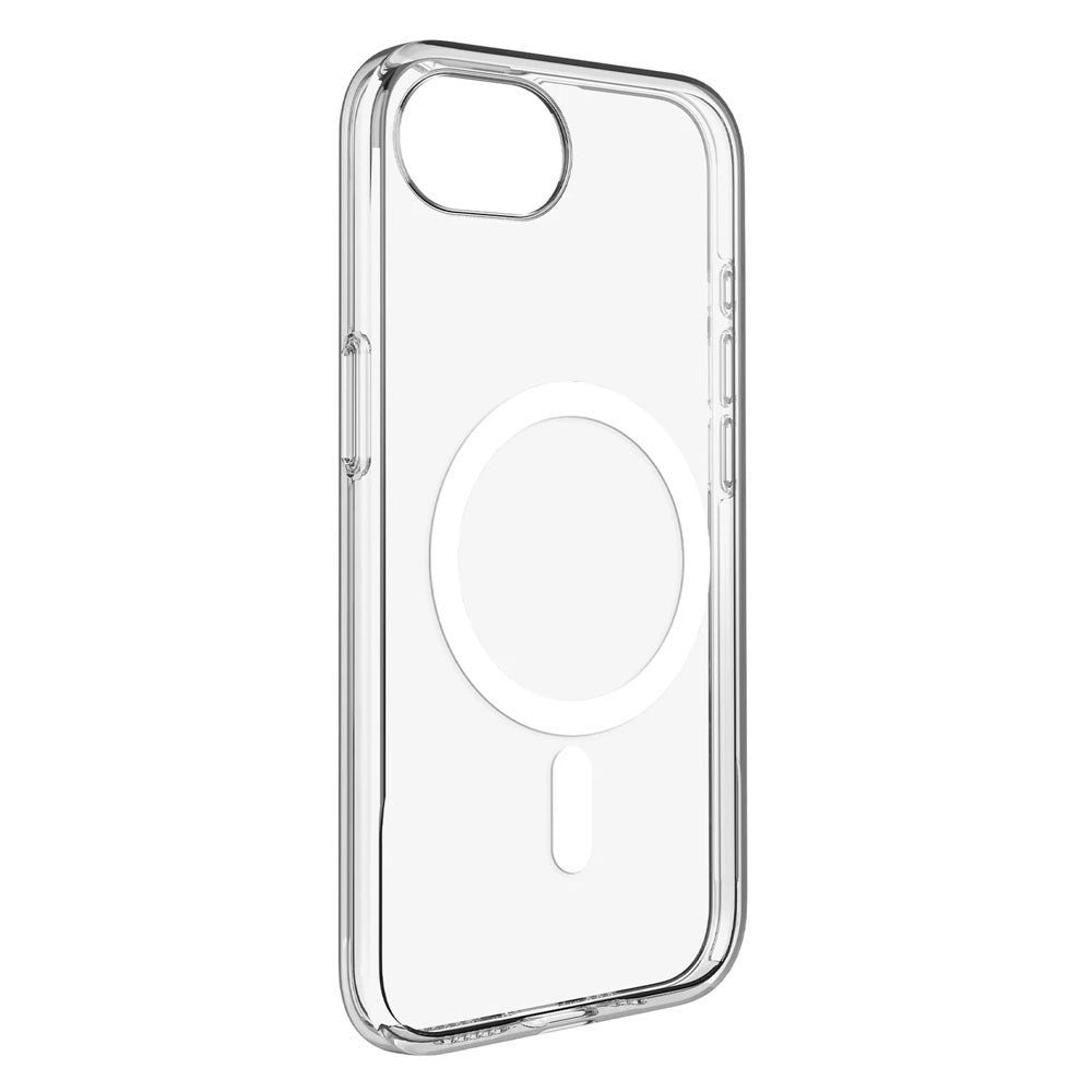 iPhone 17e / 16e PURO LITE MAG Hybrid Case - MagSafe Compatible - Transparent / White