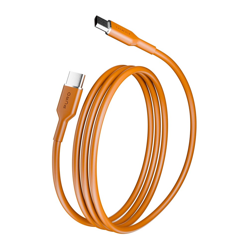 Puro ICON USB-C to USB-C Cable with 25W - 1.5m - Orange