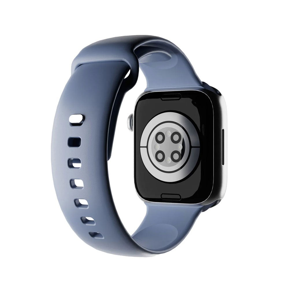 Apple Watch (38/40/SE/41/42mm) Puro ICON Silicone Watch Strap - Ice Blue