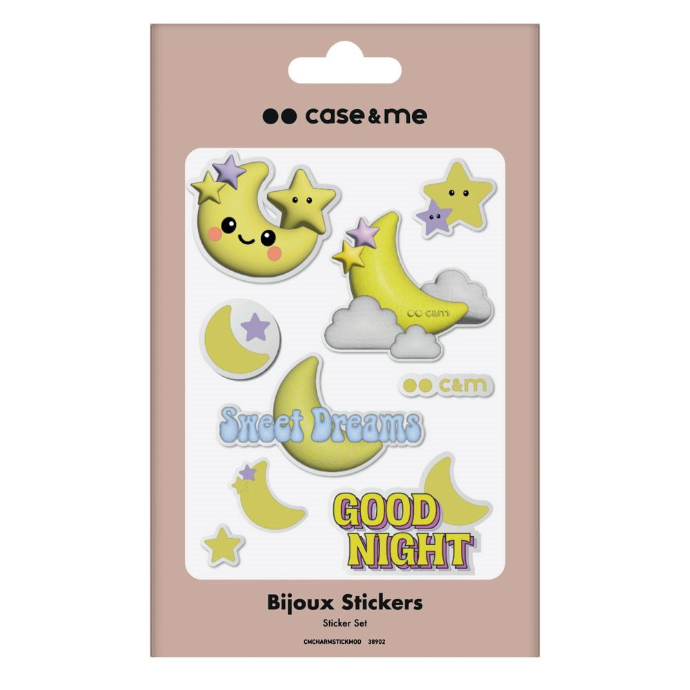Case&Me Decorative Stickers - Yellow / Moon