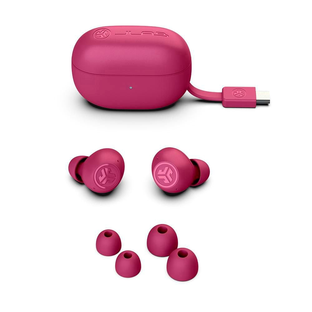 JLab Go Pop ANC Wireless Headphones - Pink