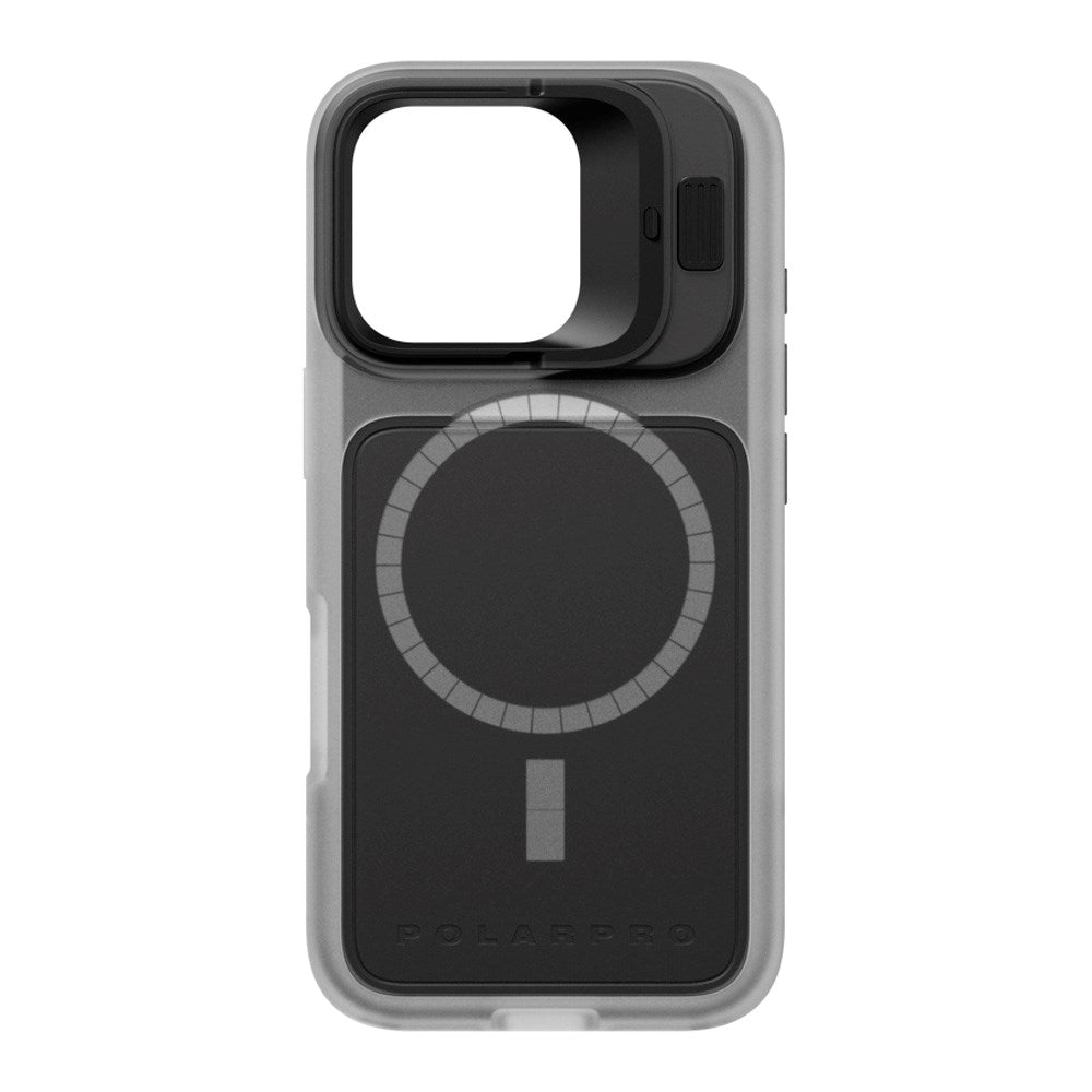 iPhone 16 Pro PolarPro LiteChaser 16 Base Case - MagSafe Compatible - Transparent / Black