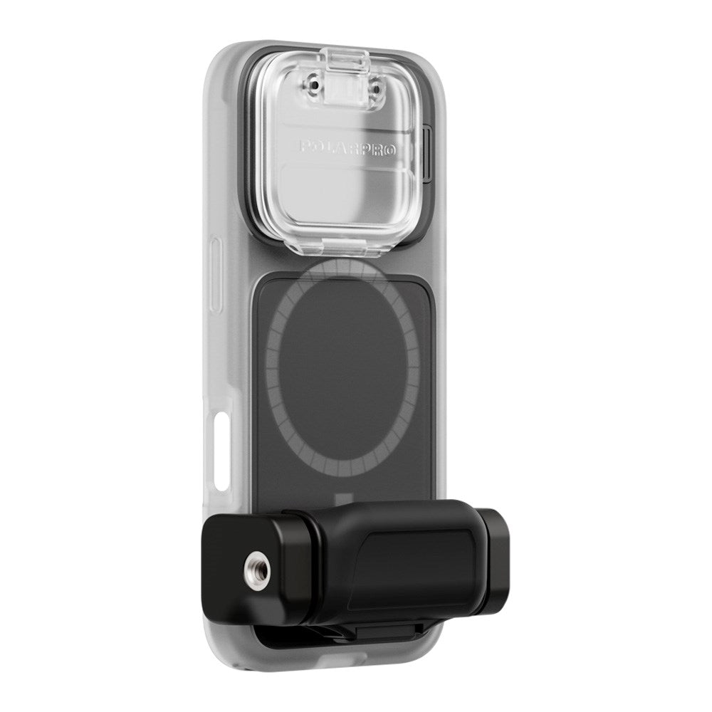 iPhone 16 Pro PolarPro LiteChaser 16 Base Case - MagSafe Compatible - Transparent / Black