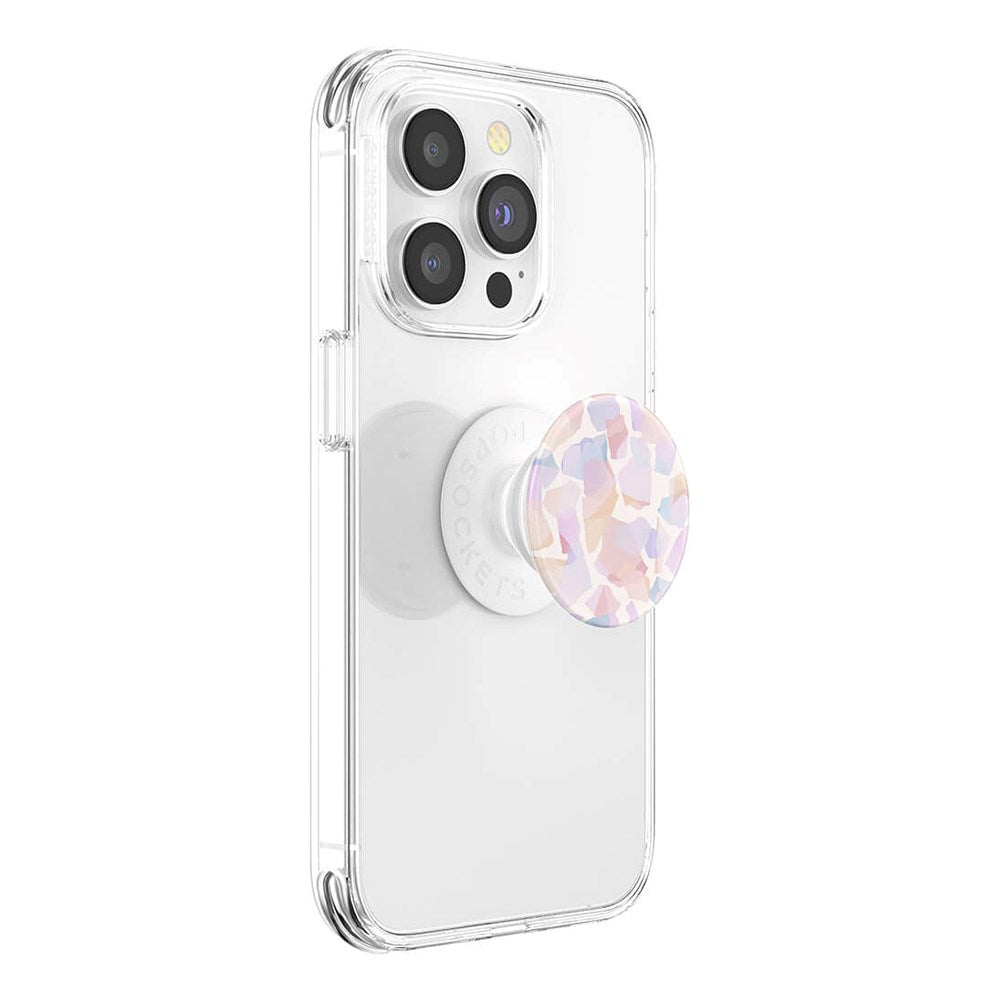POPSOCKETS PopGrip Original Terrazzo Party Removable Grip with Stand Function - Pink Mosaic