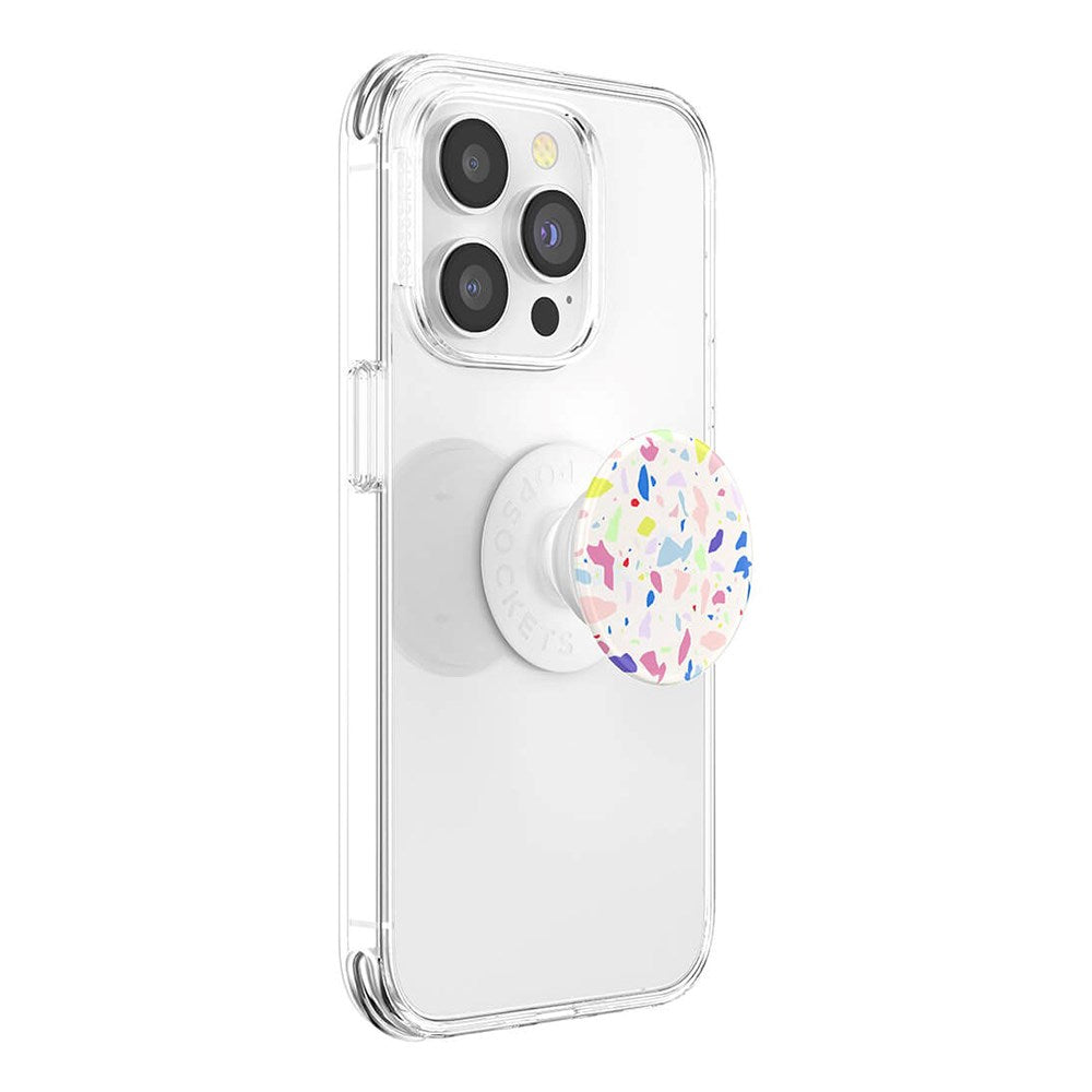 POPSOCKETS PopGrip Original Terrazzo Party Removable Grip with Stand Function - Colorful Mosaic