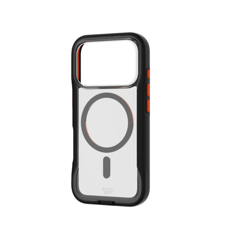 iPhone 17 Pro Tech21 EVO Pro Case with Lanyard - MagSafe Compatible - Transparent / Black