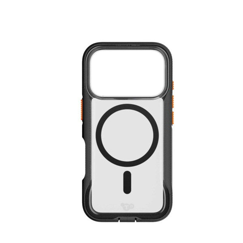 iPhone 17 Pro Tech21 EVO Pro Case with Lanyard - MagSafe Compatible - Transparent / Black