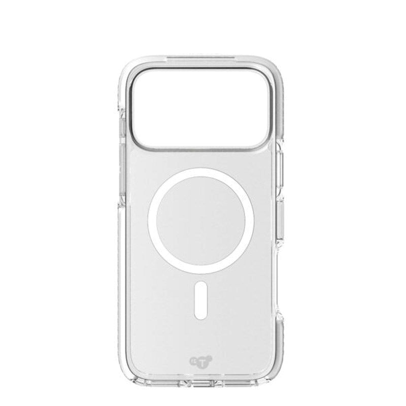 iPhone 17 Pro Max Tech21 EVO Crystal Case - MagSafe Compatible - Transparent / Silver