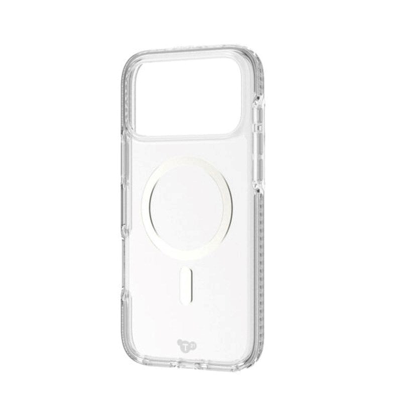 iPhone 17 Pro Max Tech21 EVO Crystal Case - MagSafe Compatible - Transparent / Silver