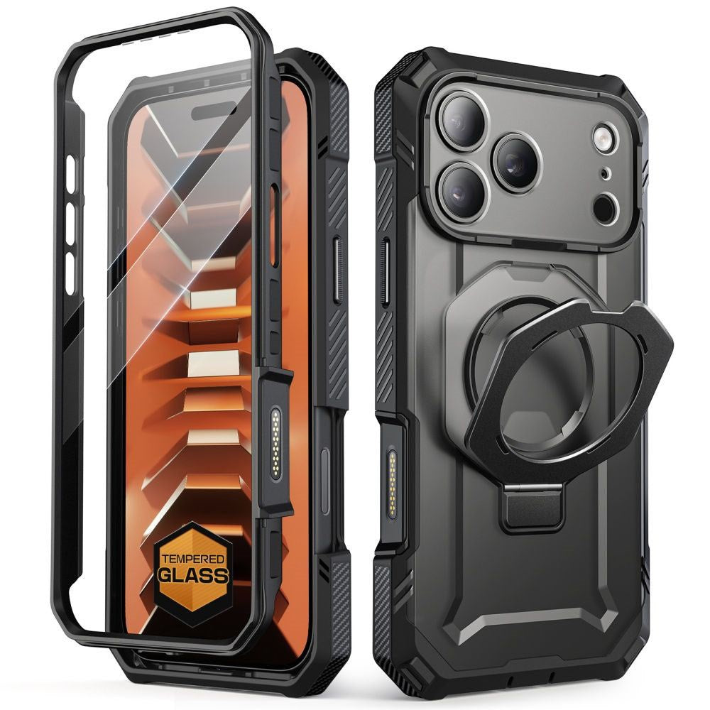 iPhone 18 Pro / 17 Pro Supcase Grip Pro Mag Case - MagSafe Compatible - Black