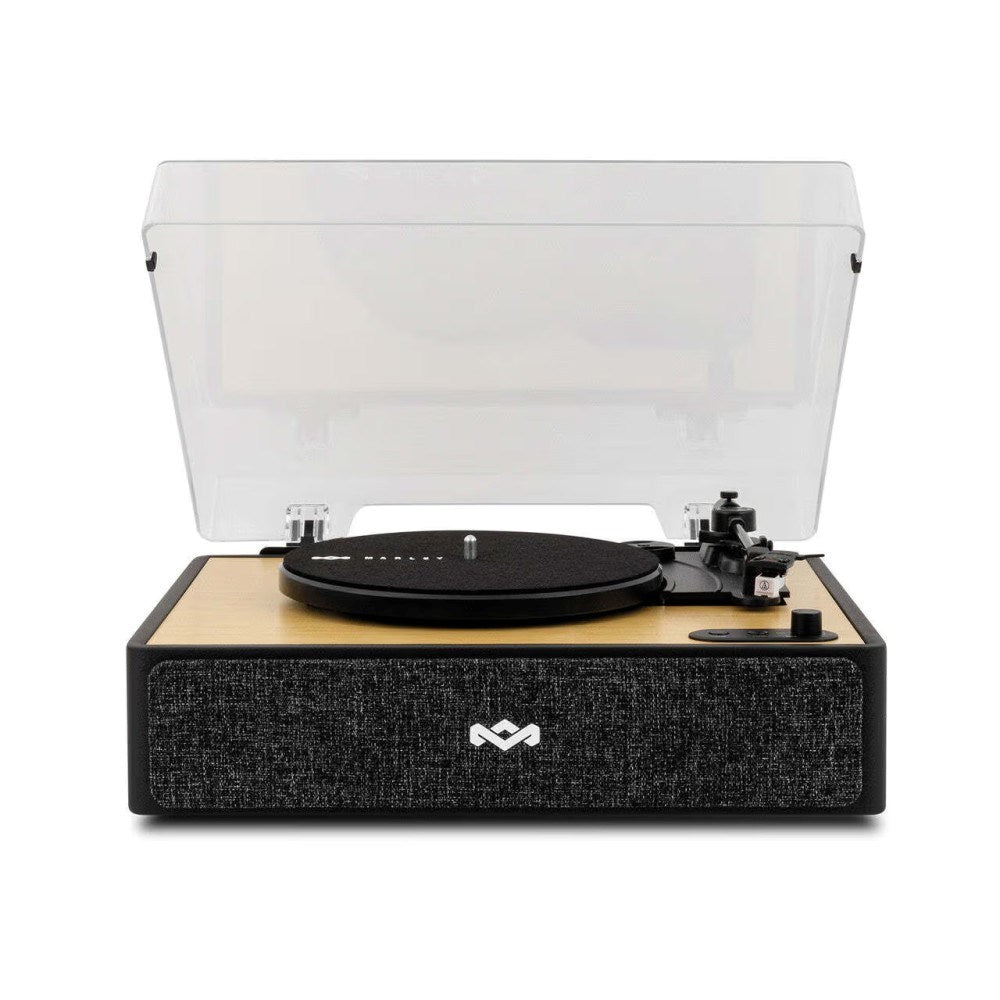 House of Marley Rise Up Turntable - Black / Light Bamboo