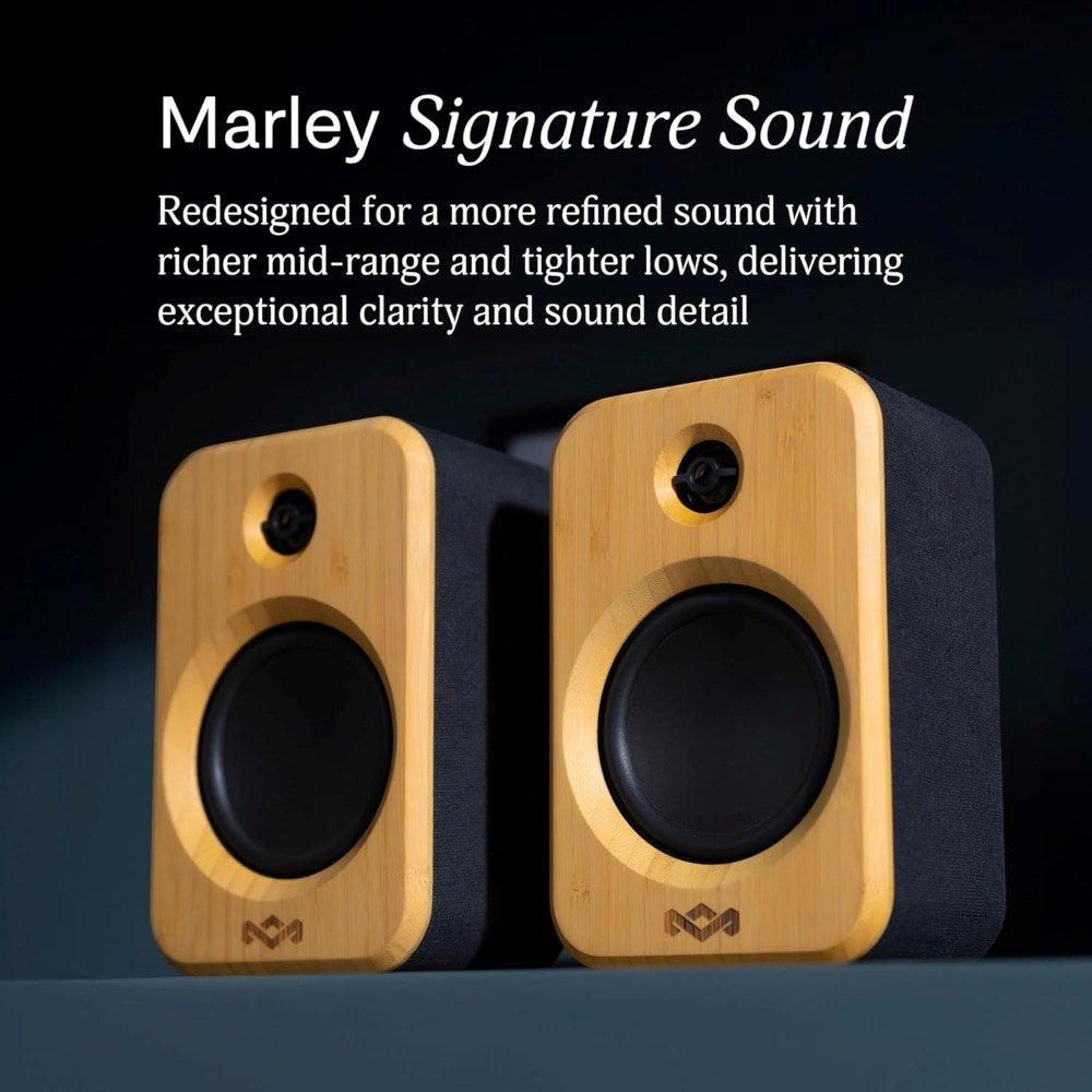 House of Marley Get Together Duo 2 Speaker - Black / Light Bamboo