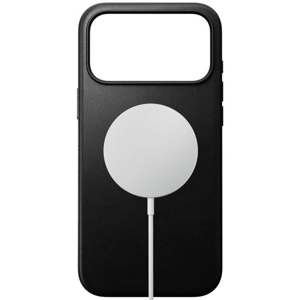 iPhone 18 Pro Nomad Modern Leather Case - MagSafe Compatible - Black