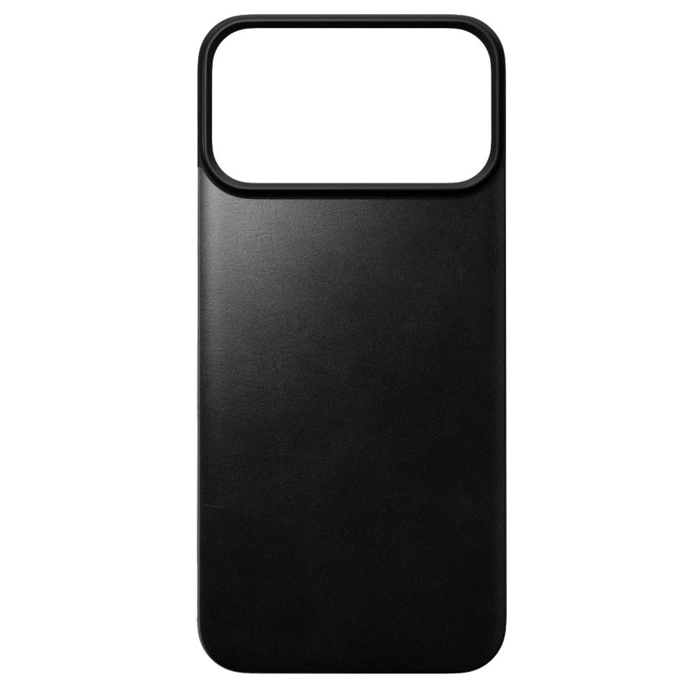 iPhone 18 Pro Nomad Magnetic Horween Leather Back Case - MagSafe Compatible - Black