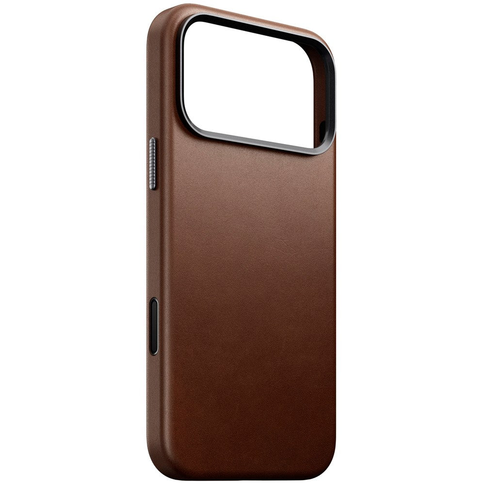 Nomad iPhone 17 Pro Max Traditional Leather Case - MagSafe Compatible - Brown