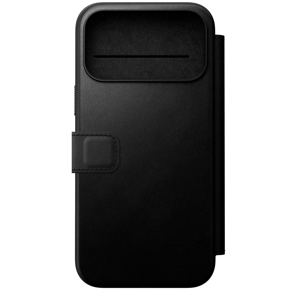 Nomad iPhone 17 Pro Max Modern Leather Folio Case - MagSafe Compatible - Black
