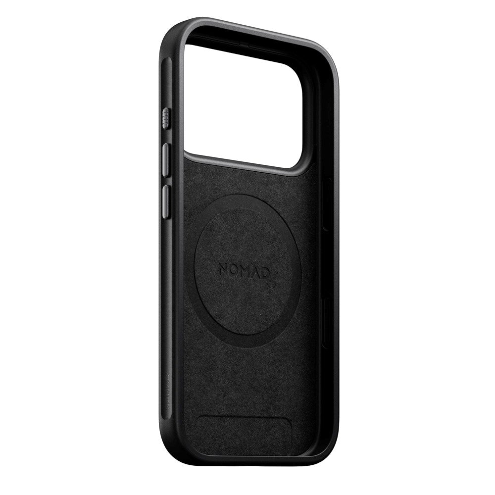 Nomad iPhone 17 Pro Modern Leather Case - MagSafe Compatible - Black
