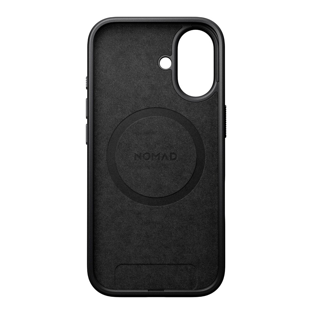 Nomad iPhone 17 Modern Leather Case - MagSafe Compatible - Black