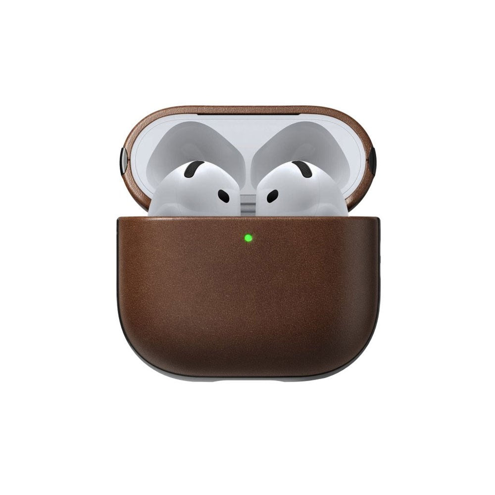 AirPods (4. Gen.) Nomad Modern Leather Case - Brown
