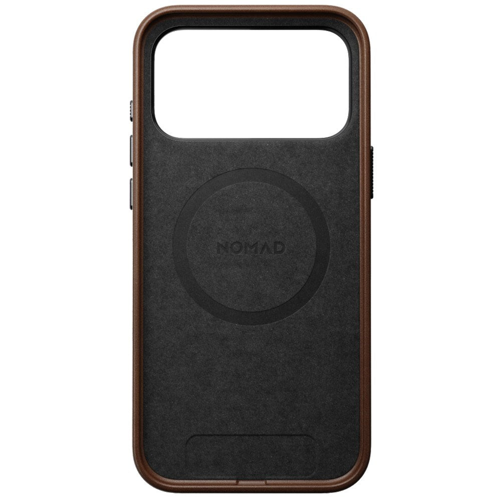 iPhone 18 Pro Nomad Traditional Leather Case - MagSafe Compatible - Brown