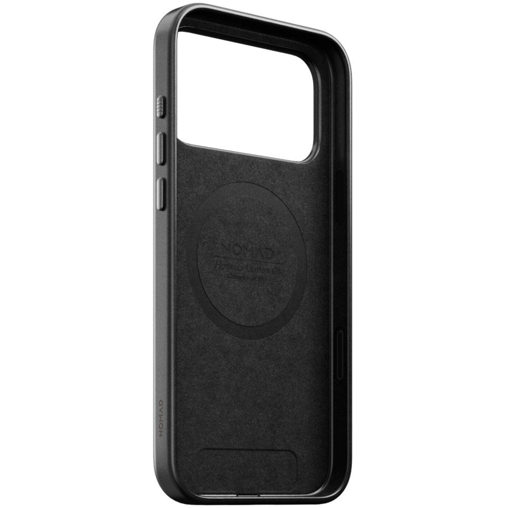 iPhone 18 Pro Max Nomad Traditional Horween Leather Case - MagSafe Compatible - Black