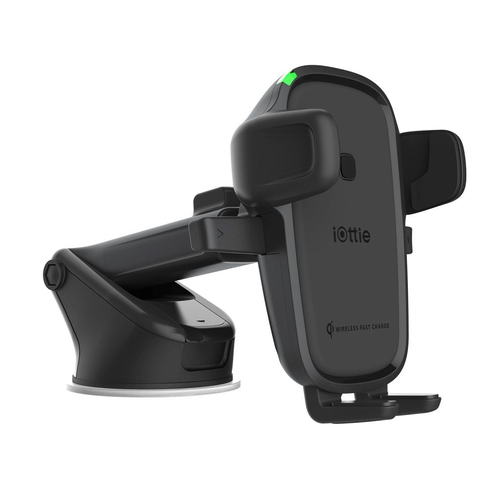 iOttie Easy-One-Touch Qi Car Mount with Wireless Charging – Dashboard / Windshield – Black